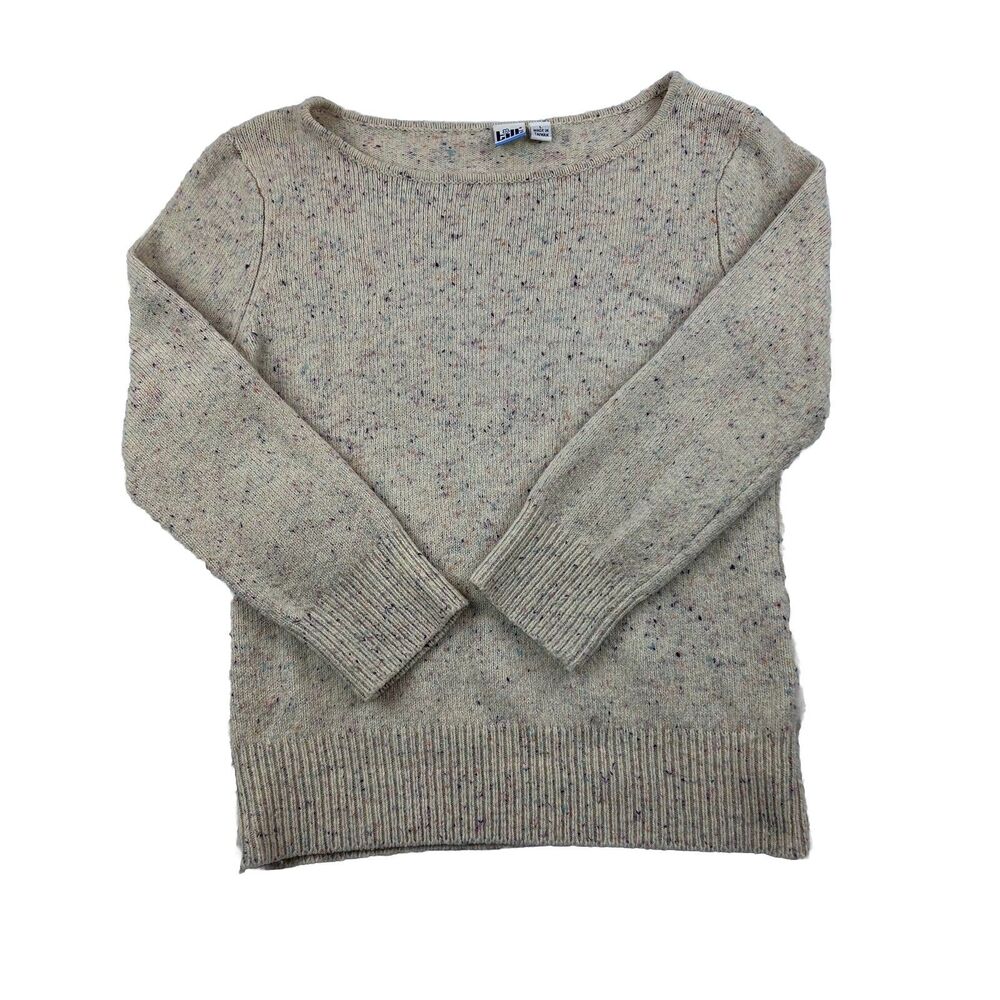 Vintage Y2K Tilt Sweater Womens L Acrylic Wool Spandex Nylon Color Sprinkles